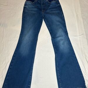 Good American Women’s Maternity Flare Jeans